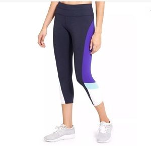 Athleta colorblock sonar capri